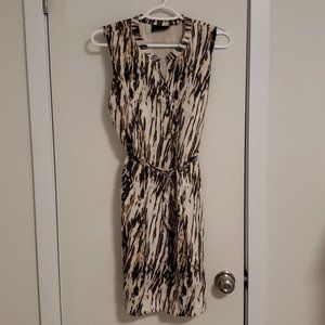 Cotton/Linen Belted Shirtdress